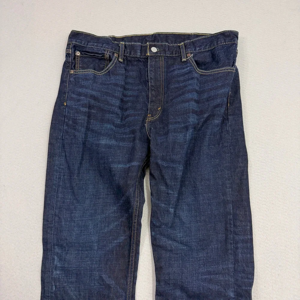 Levis 527 Slim Bootcut Jeans Men's 38x30 Blue Dark Wash Denim Y2K Western Rodeo